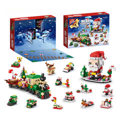 ChristmasBlocks: Kerstmis Advent Kalender Bouwen Blokken Set