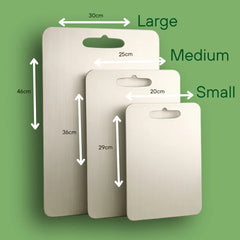 Vogue Waves™ Premium Stainless Steel Prep Board