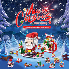 ChristmasBlocks: Kerstmis Advent Kalender Bouwen Blokken Set