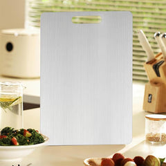 🏆Flash Sale⚡ Meer dan 50.000 verkocht! Bijna op - 💥🎉🔥Dubbelzijdige snijplank van roestvrij staal, de beste cadeaus