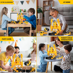 Magnetische Transformatietechniek Auto Geassembleerd Speelgoed