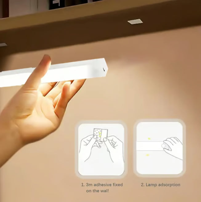 Magnetische oplaadbare LED-lampen met slimme sensor zonder stoten 
