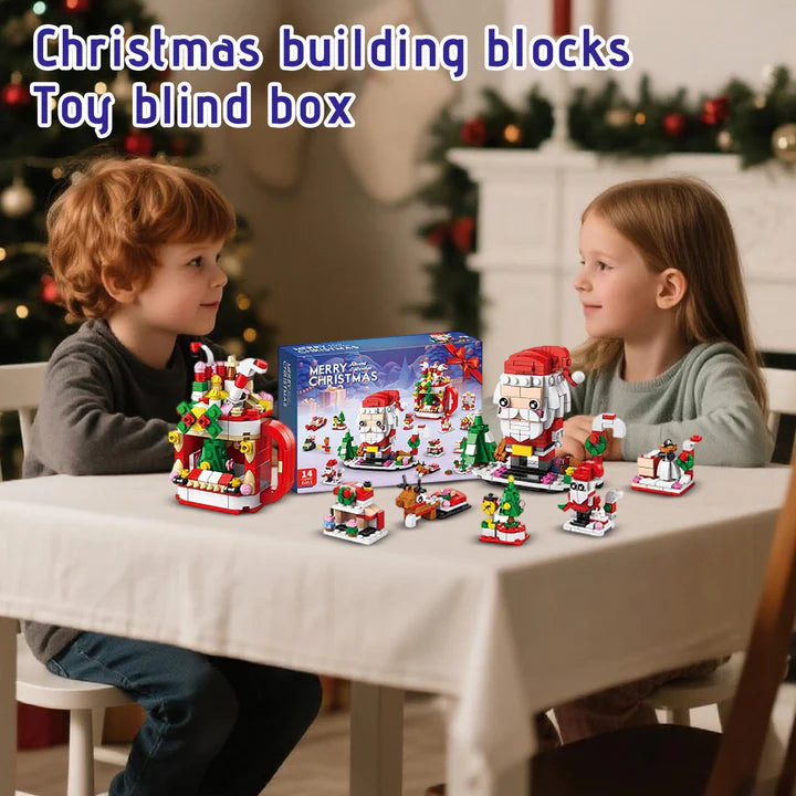 ChristmasBlocks: Kerstmis Advent Kalender Bouwen Blokken Set