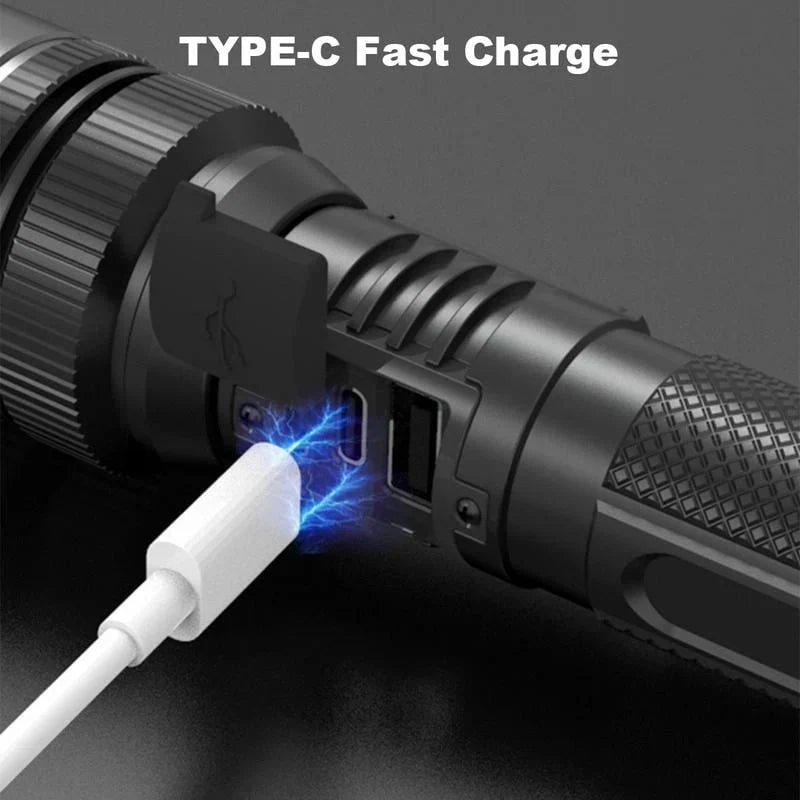 Flashlight with Telescoping Zoom – Super Bright LED Torch