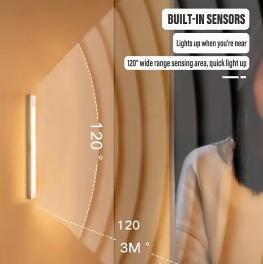 Magnetische oplaadbare LED-lampen met slimme sensor zonder stoten 