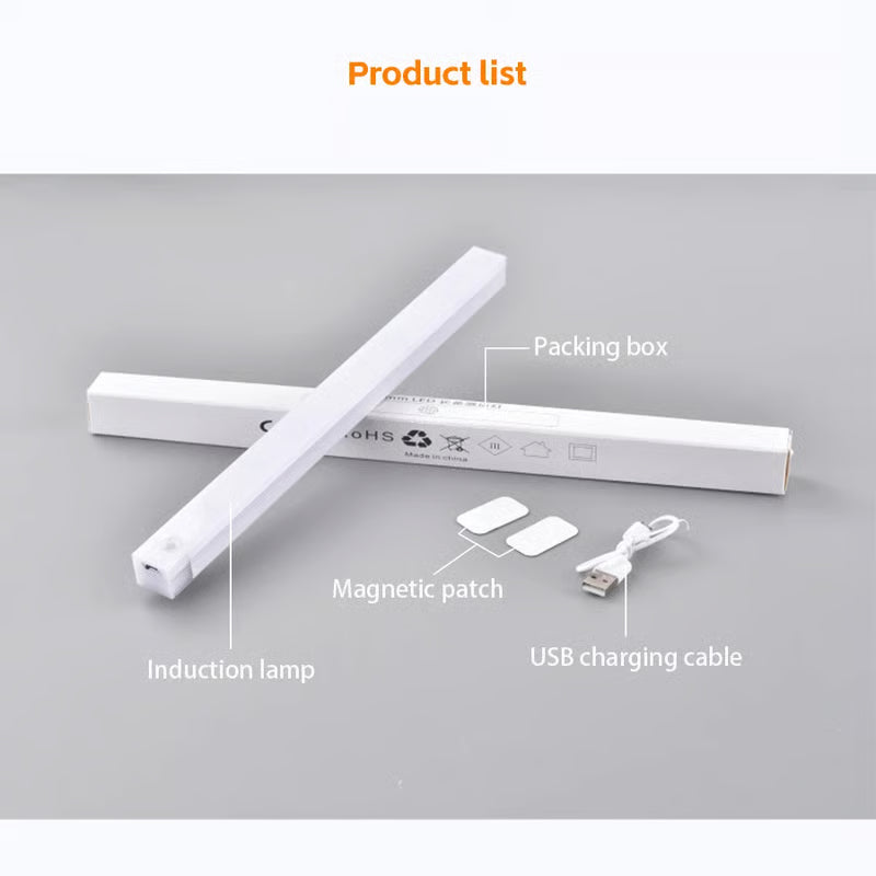 Magnetische oplaadbare LED-lampen met slimme sensor zonder stoten 
