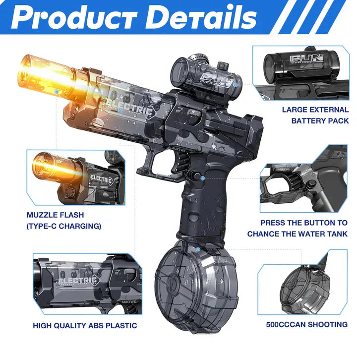 WaterGun: Lange Afstand Schieten Elektrisch Waterpistool