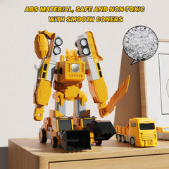 Magnetische Transformatietechniek Auto Geassembleerd Speelgoed 