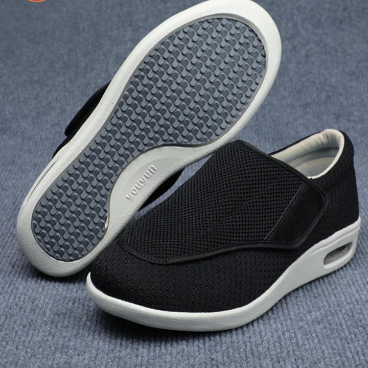 Happy™ WideShoes: Brede Pasvorm Zachte En Antislip Schoenen Voor Dagelijks Gebruik