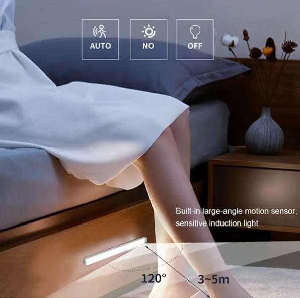 Magnetische oplaadbare LED-lampen met slimme sensor zonder stoten 