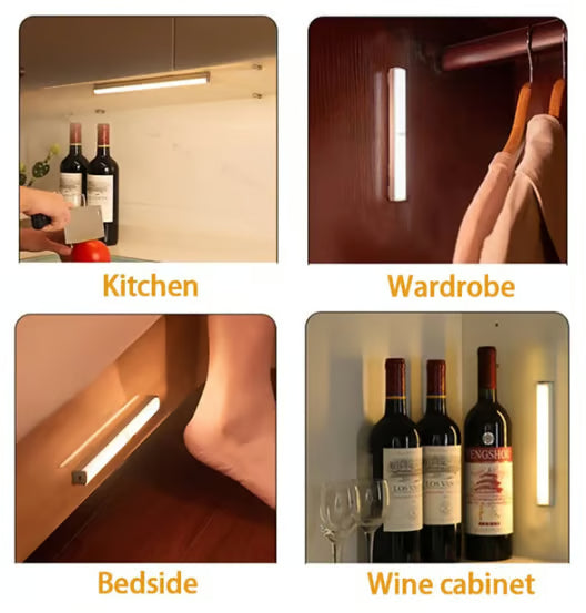 Magnetische oplaadbare LED-lampen met slimme sensor zonder stoten 