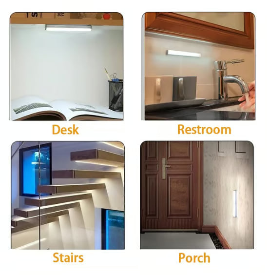 Magnetische oplaadbare LED-lampen met slimme sensor zonder stoten 