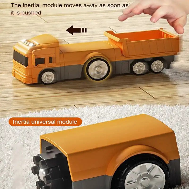 Magnetische Transformatietechniek Auto Geassembleerd Speelgoed 